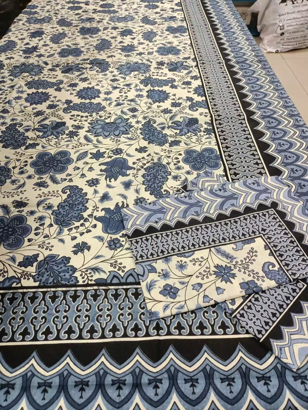 SINGLE BEDSHEETS WITH 2 PILLOW COVERS