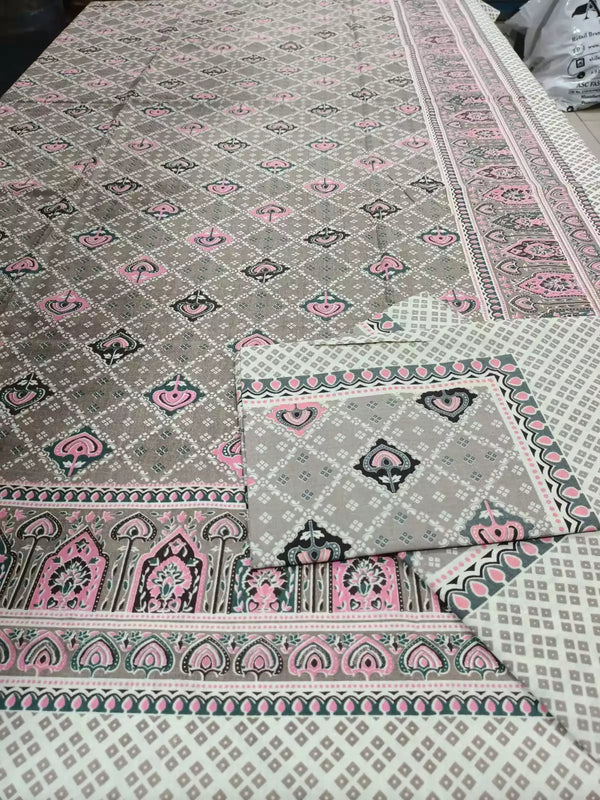 SINGLE BEDSHEETS WITH 2 PILLOW COVERS