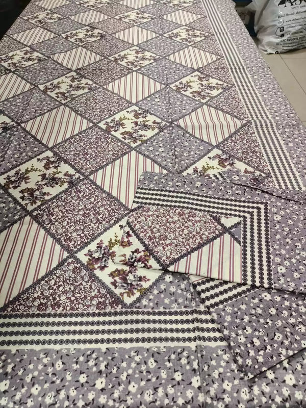 SINGLE BEDSHEETS WITH 2 PILLOW COVERS