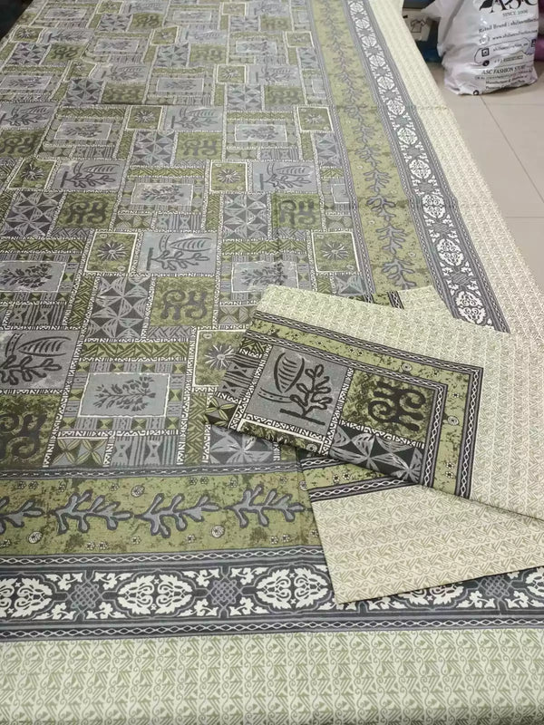 SINGLE BEDSHEETS WITH 2 PILLOW COVERS