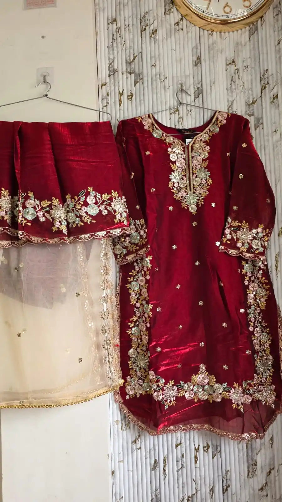 JIMMY CHOO READYMADE DESIGNER PAKISTANI STYLE EMBRIODERED SUIT