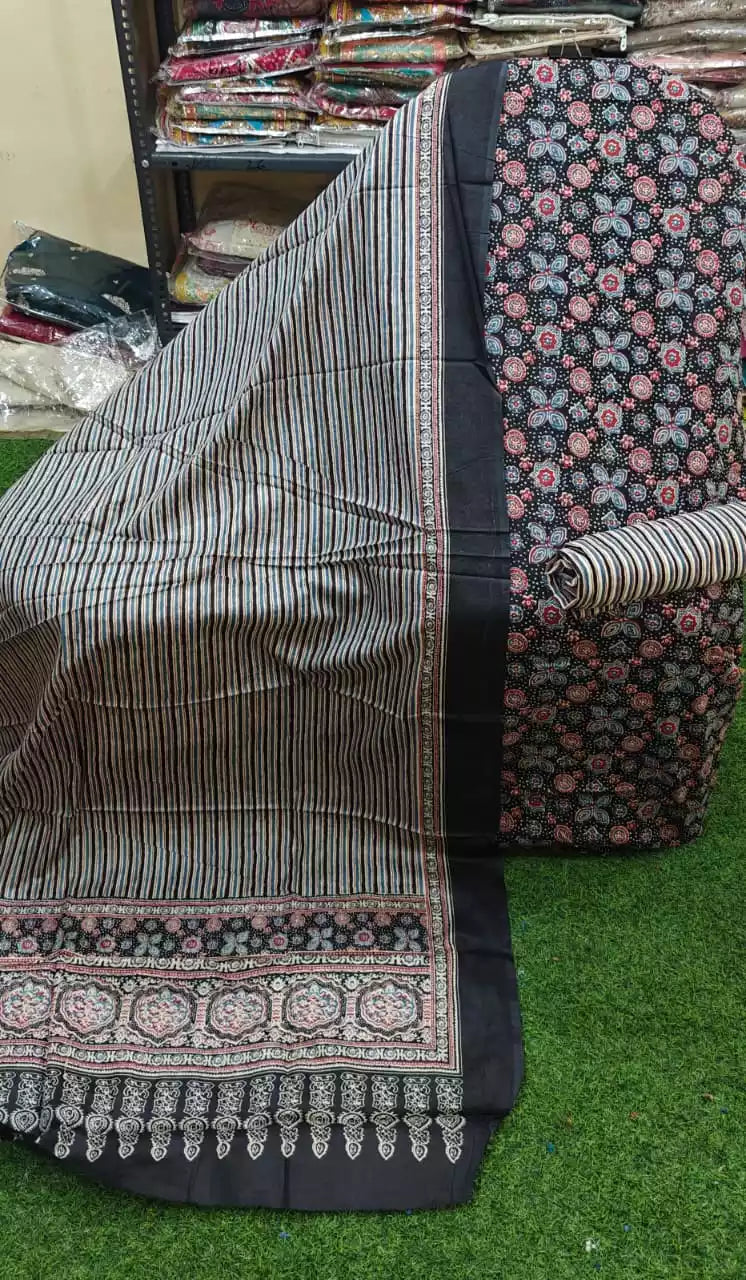 Jaipuri unstitched Cotton Suits