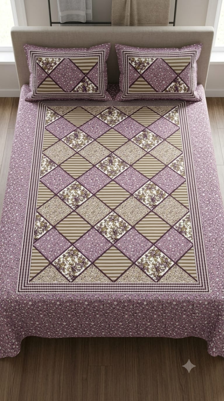 JAIPURI DOUBLE BEDSHEET (7x8 ft)