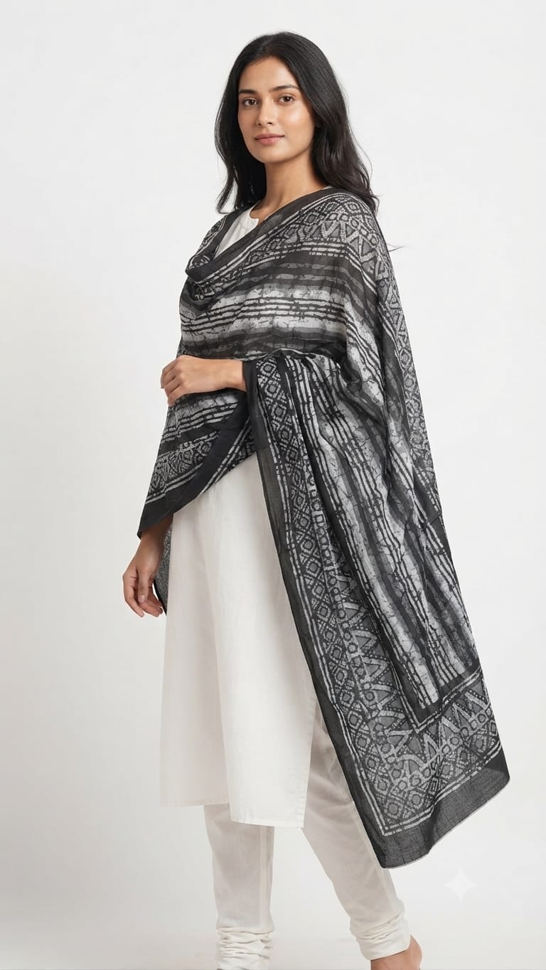 Mal Soft Cotton Namaazi Printed Dupatta