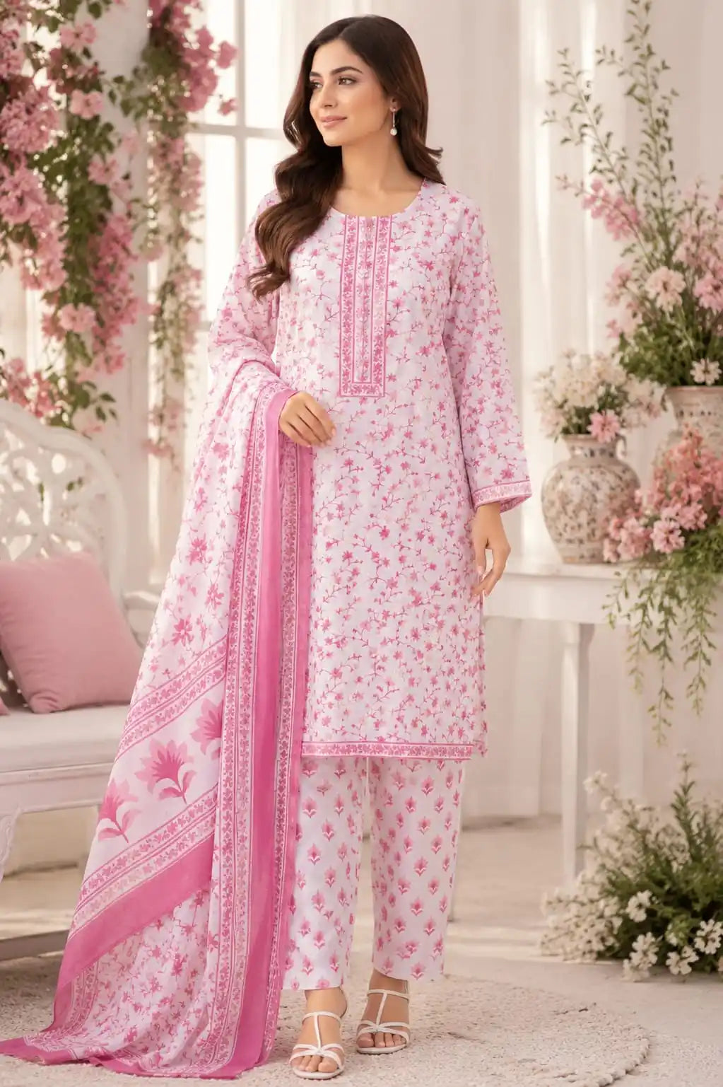 UMRAH special printed suit with lining
