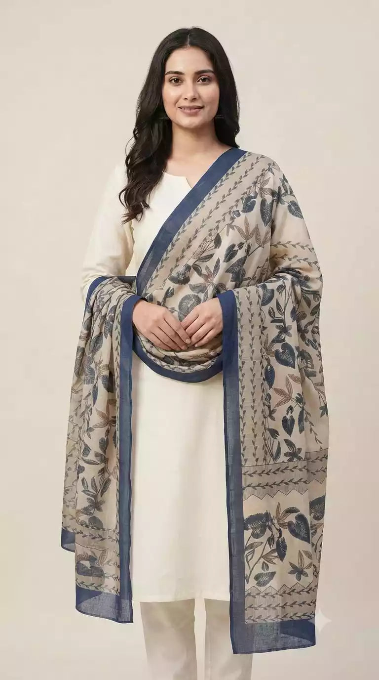 Mal Soft Cotton Namaazi Printed Dupatta