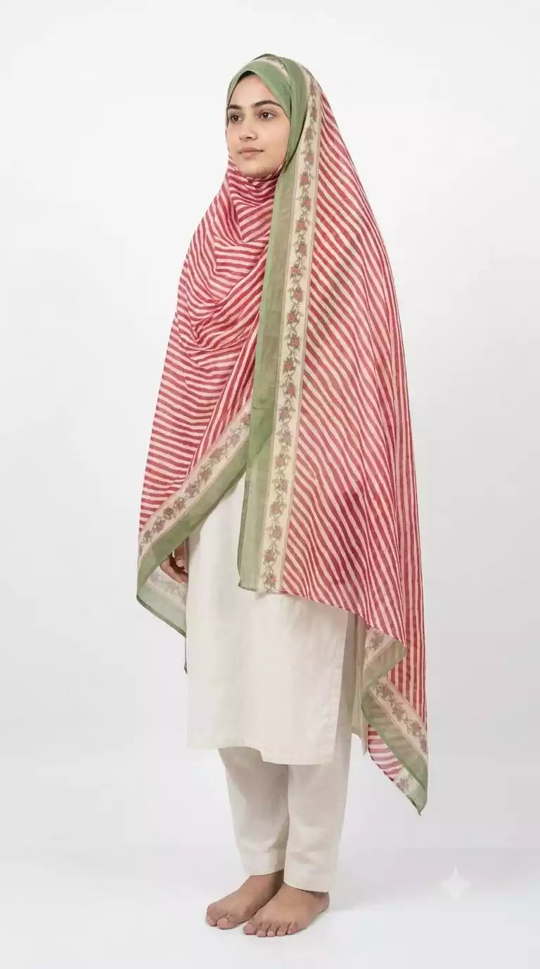ASC Floral Printed Mal Soft Cotton Dupatta for Women