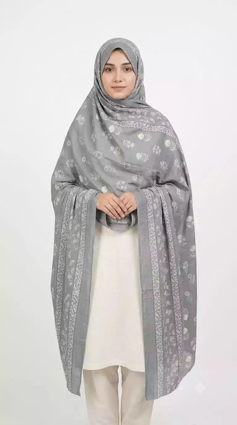 ASC Floral Printed Mal Soft Cotton Dupatta for Women