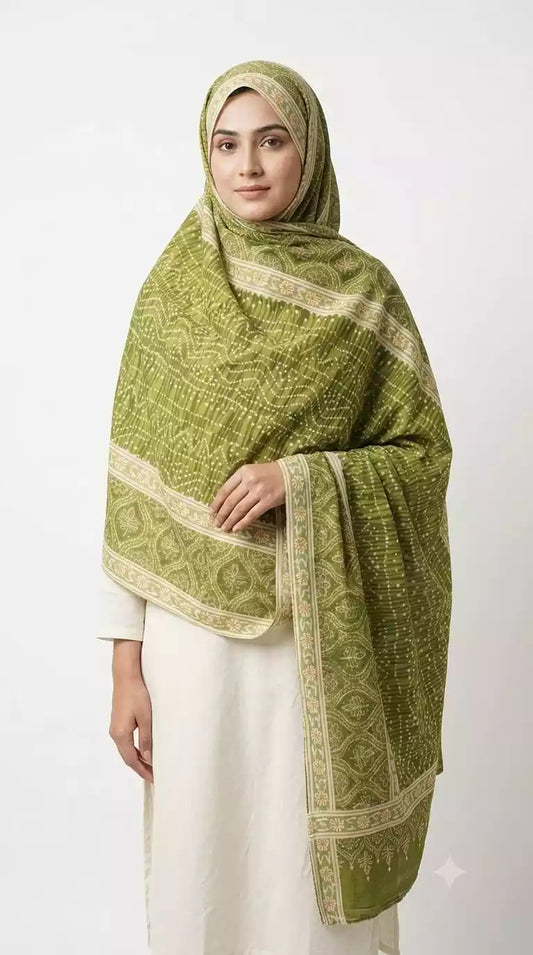ASC Floral Printed Mal Soft Cotton Dupatta for Women