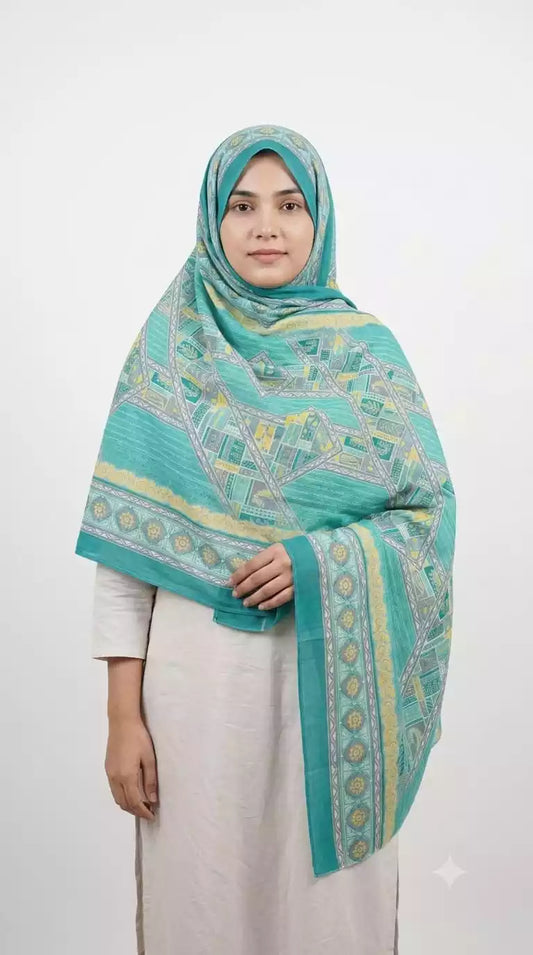 ASC Floral Printed Mal Soft Cotton Dupatta for Women