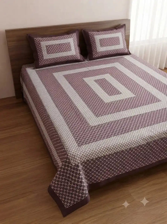 Jaipuri Double Bedsheet DB45 (7x8 ft)