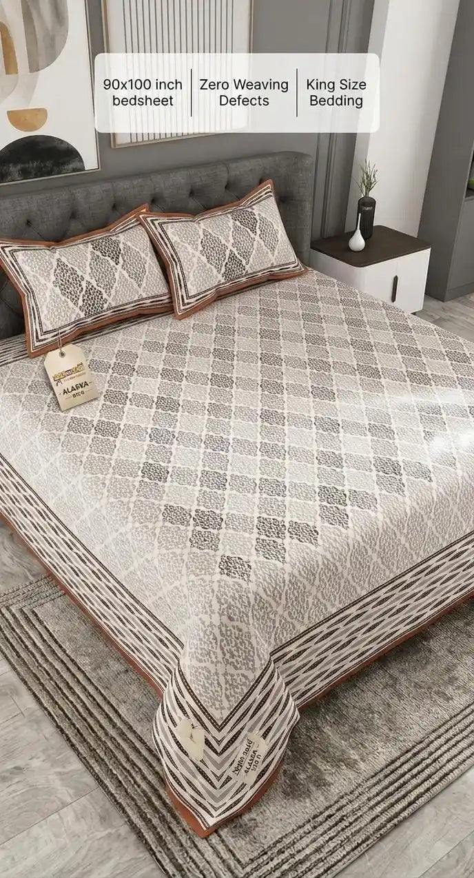 Super King 9x9 ft Bedsheet – ASC Fashion Store
