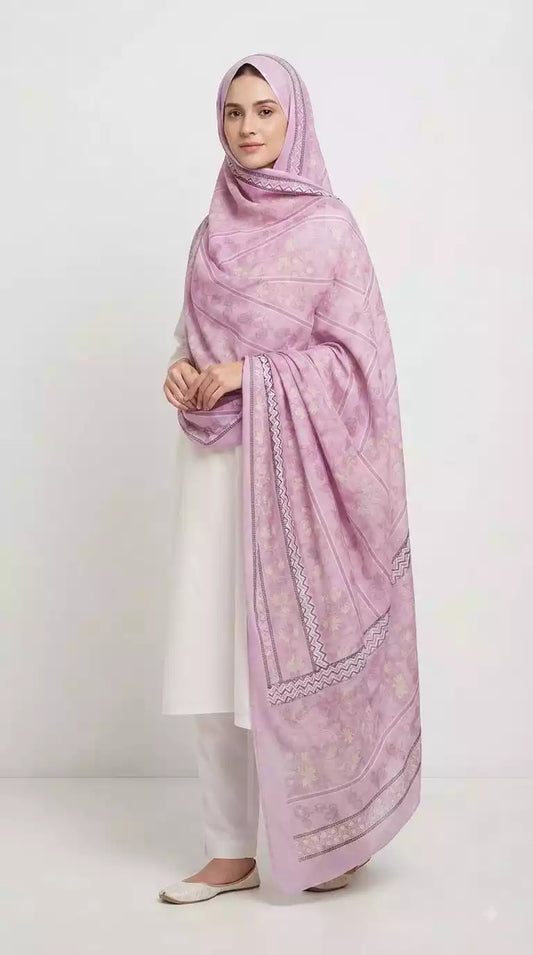 Namaazi Mulmul Cotton Chunni - Breathable Prayer Wear (ND27-B)