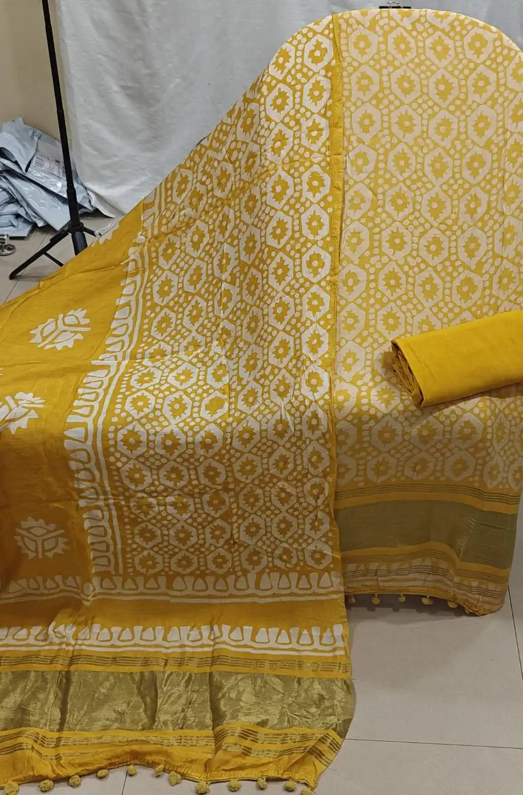 Premium Batik Cotton Unstitched Suit By ASC