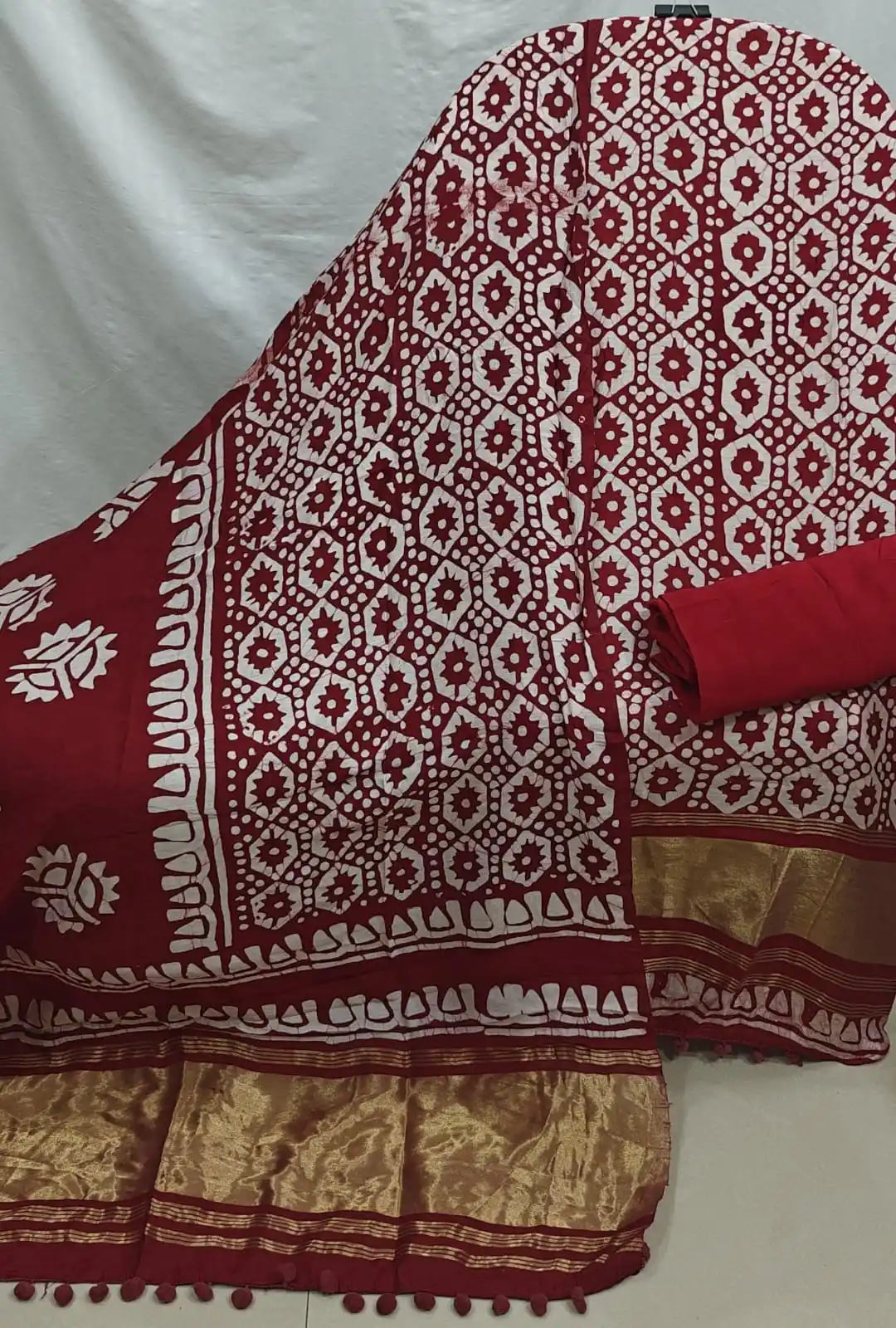Premium Wax Batik Printed Cotton Dress Material By ASC