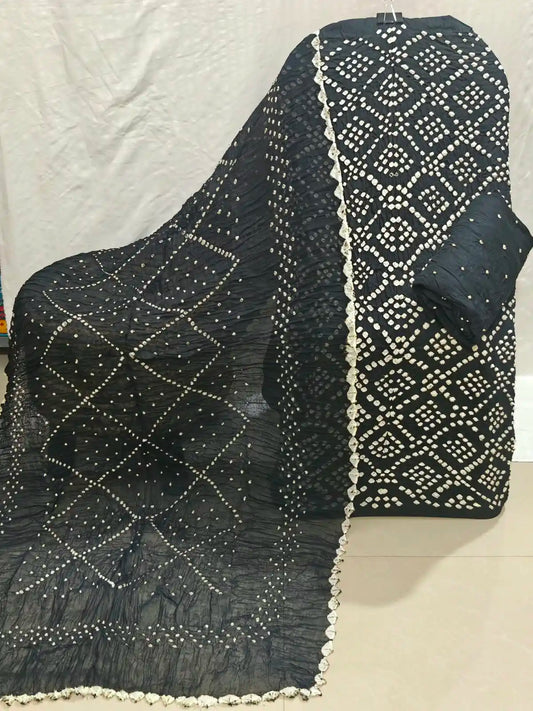 Premium Bandhani Suit Material with Cotton Dupatta - ASC Fashion Store