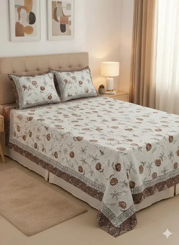 SINGLE BEDSHEETS WITH 2 PILLOW COVERS