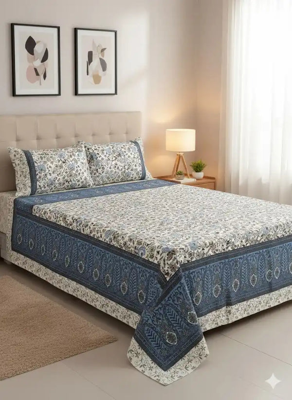 SINGLE BEDSHEETS WITH 2 PILLOW COVERS