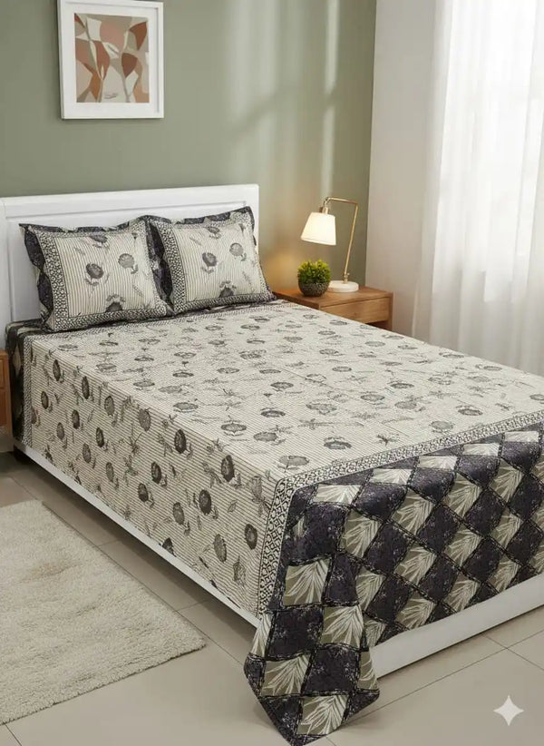 SINGLE BEDSHEETS WITH 2 PILLOW COVERS