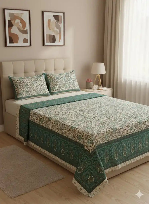 SINGLE BEDSHEETS WITH 2 PILLOW COVERS