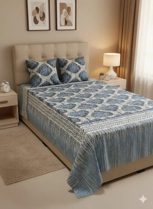 SINGLE BEDSHEETS WITH 2 PILLOW COVERS