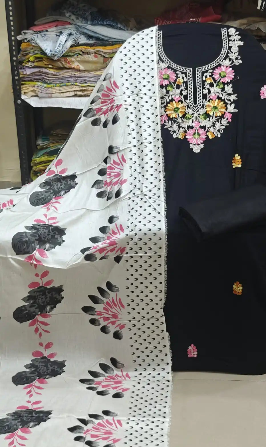Premium Rayon Kashmiri Embroidered Suit Set