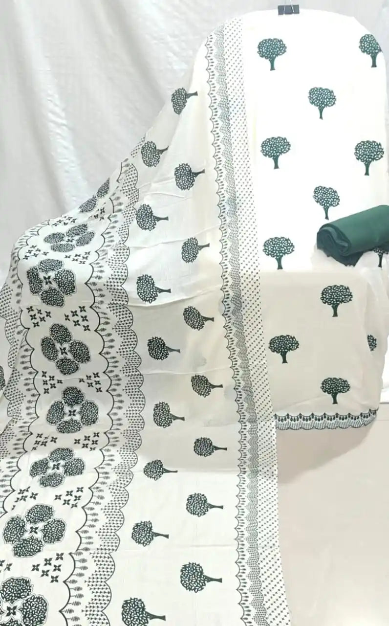 Premium Rayon Embroidered Dress Material By ASC
