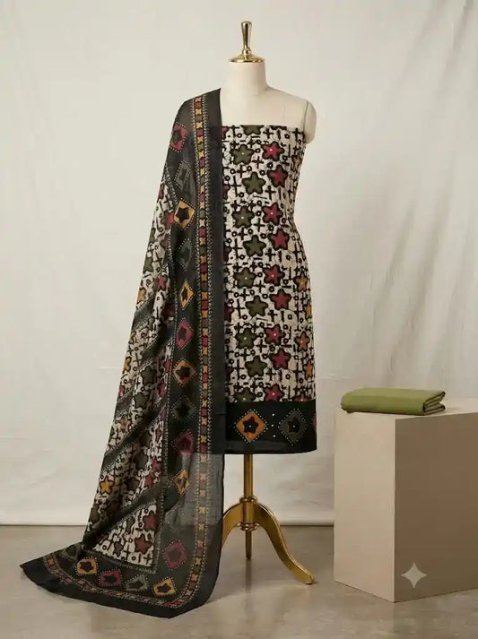 ASC Handloom Pure Cotton Wax Batik Material