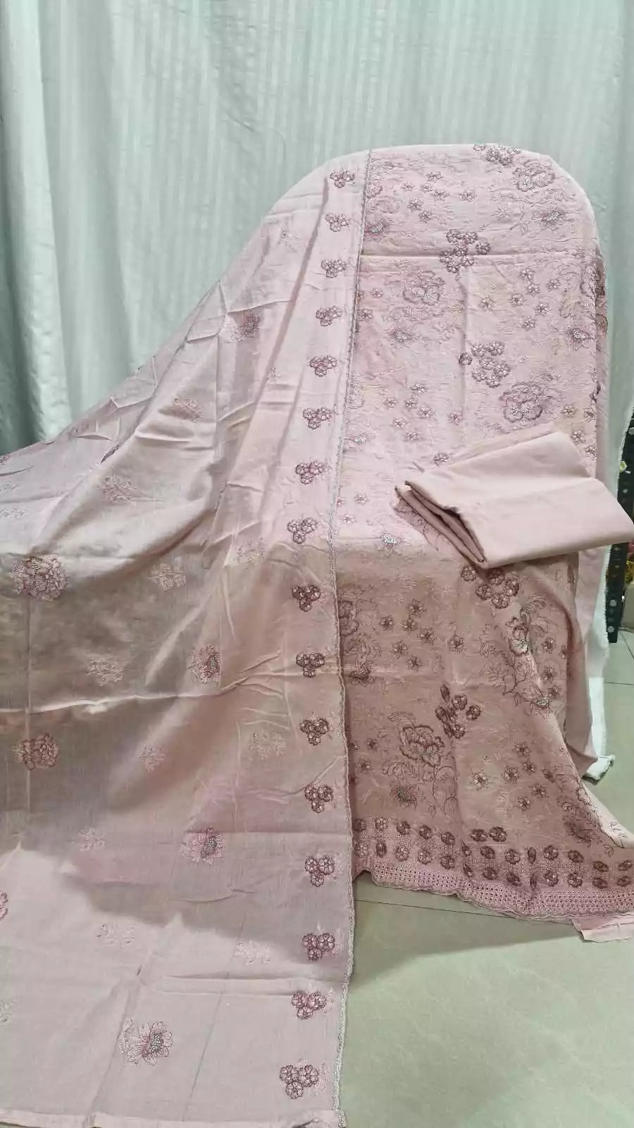 Pakistani Cotton Unstitched Suit Material By ASC