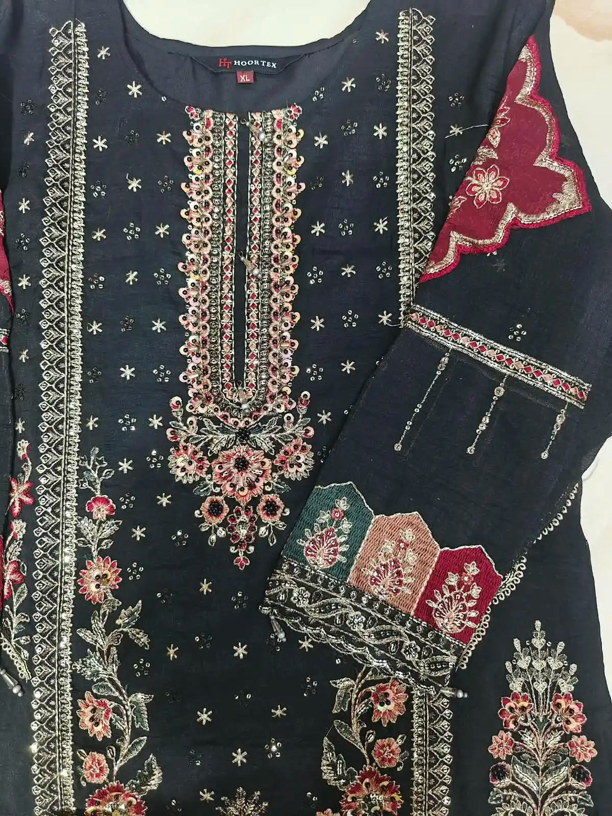 Premium Cotton Satin Garara Designer Readymade Suit By ASC