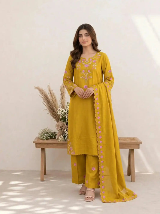 Women's Jimmy Choo Embroidered Readymade Designer Suit - ASC Fashion Store