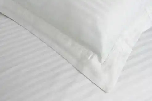 King Size 9ft*9ft White Cotton Bedsheets With 2 Pillow Covers