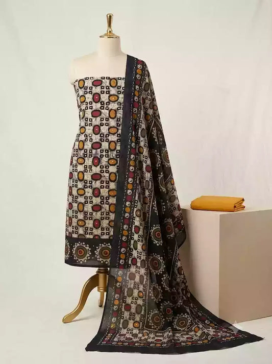 ASC Unstitched Wax Batik Handloom Suit Material
